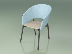 Comfort chair 022 (Metal Smoke, Sky, Polyurethane Resin Mole)