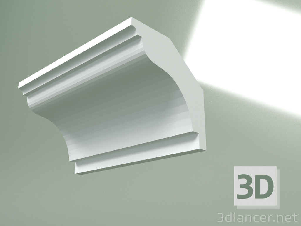 Modelo 3d Cornija de gesso (plinto de teto) KT306 - preview