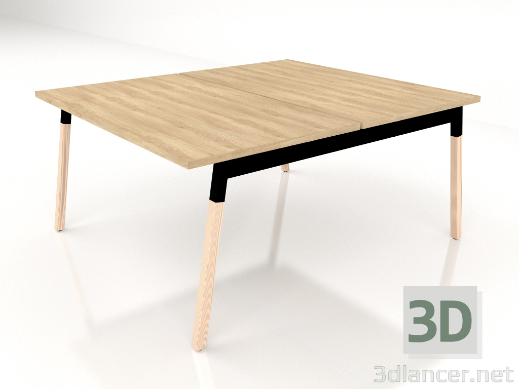 3D Modell Arbeitstisch Ogi W Bench BOW33 (1400x1610) - Vorschau