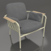 3d model Armchair (Gold) - preview