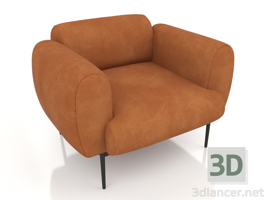 modèle 3D Fauteuil nuage (Tessio 33) - preview