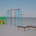 3D Modell Spielplatz - Vorschau