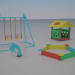 Modelo 3d Parque infantil - preview