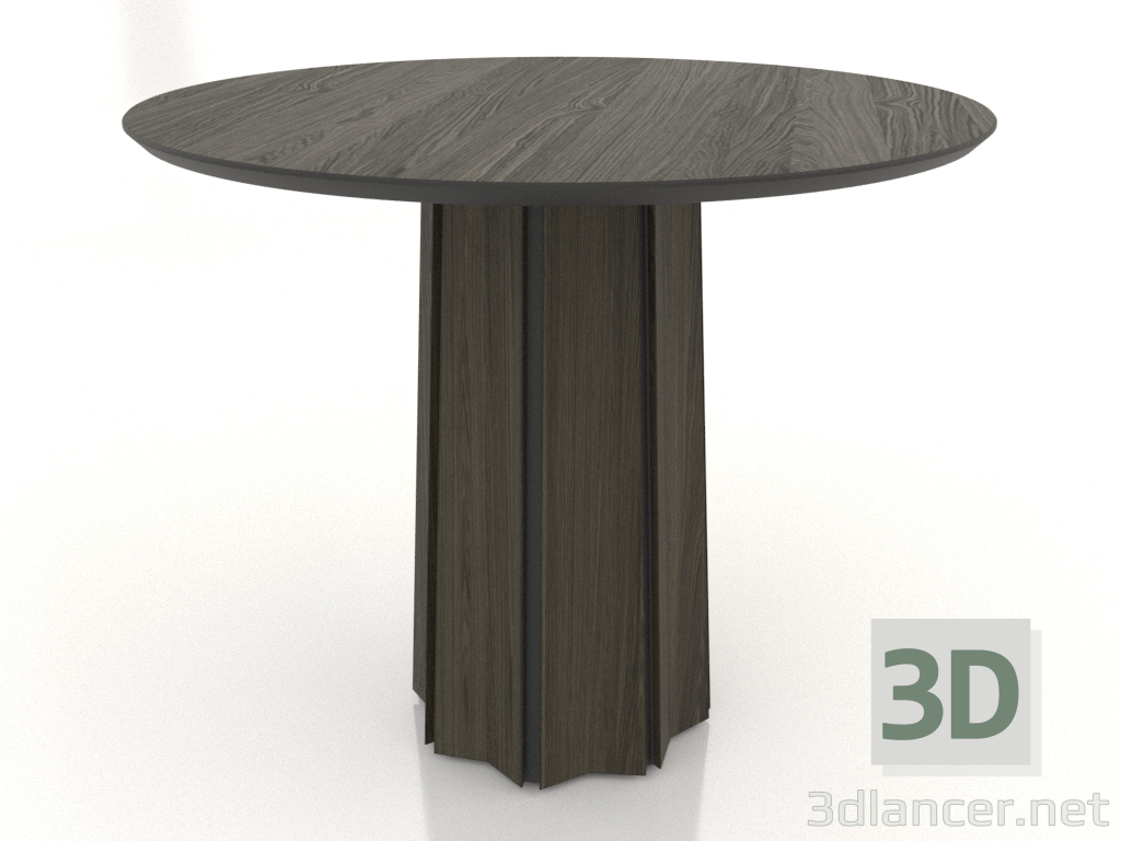 Modelo 3d Mesa de jantar Ø 900 mm (freixo nogueira) - preview