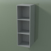 3d model Armario alto de pared (8DUABC01, Silver Grey C35, L 24, P 24, H 72 cm) - vista previa