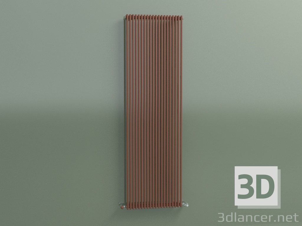 modèle 3D Radiateur vertical ARPA 18 (1820x541, brun cuivré RAL 8004) - preview