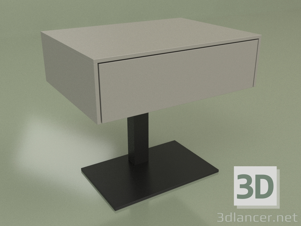 Modelo 3d Mesa de cabeceira CN 250 (cinza) - preview