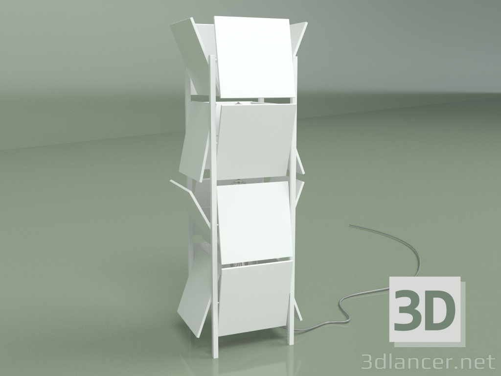 3d model Lámpara de mesa Cubrik 16 azulejos - vista previa