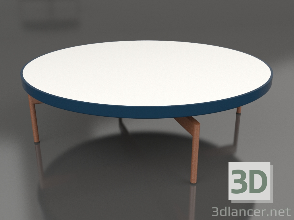 3d модель Стіл журнальний круглий Ø120 (Grey blue, DEKTON Zenith) – превью