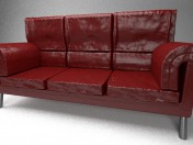 Leather sofa