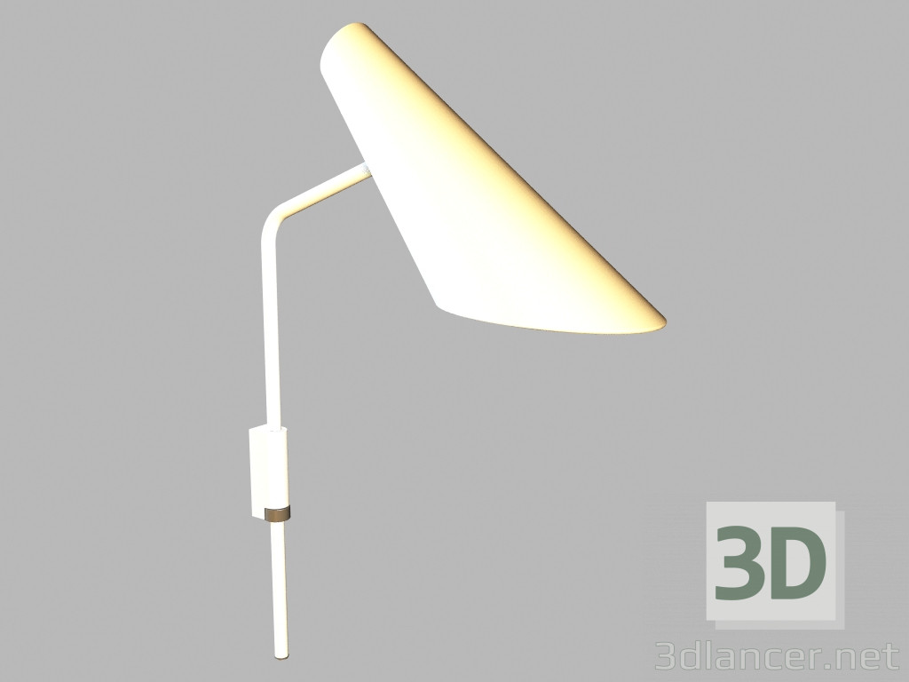 3d model 0725 lámpara de pared - vista previa