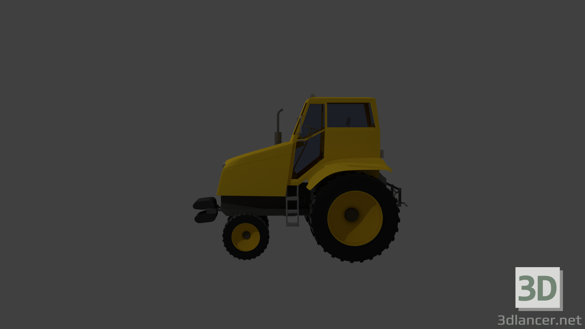 3d model Tractor - preview