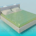 3D Modell Bett - Vorschau