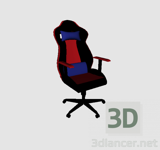 3d Gamer chair model buy - render