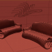 3d model Bench - preview