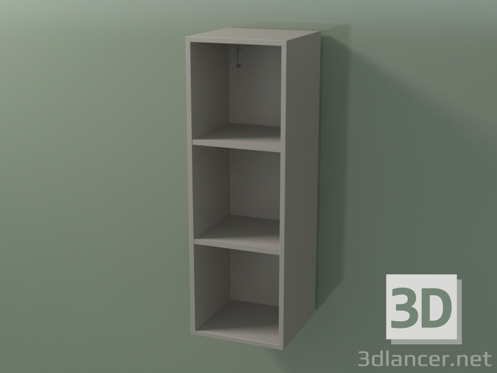 3d model Wall tall cabinet (8DUABC01, Clay C37, L 24, P 24, H 72 cm) - preview