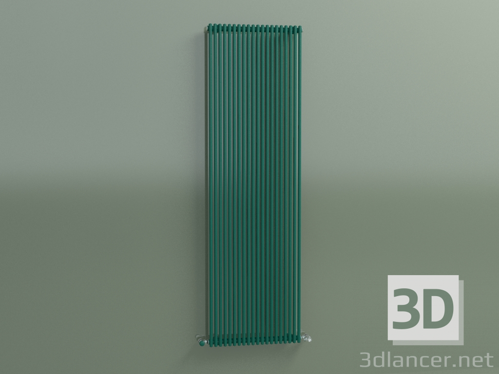 3d model Radiator vertical ARPA 18 (1820x541, opal green RAL 6026) - preview