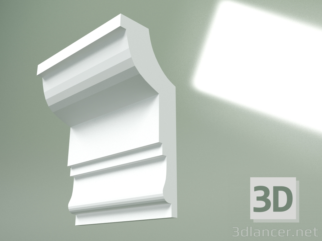 Modelo 3d Cornija de gesso (plinto de teto) KT378-1 - preview