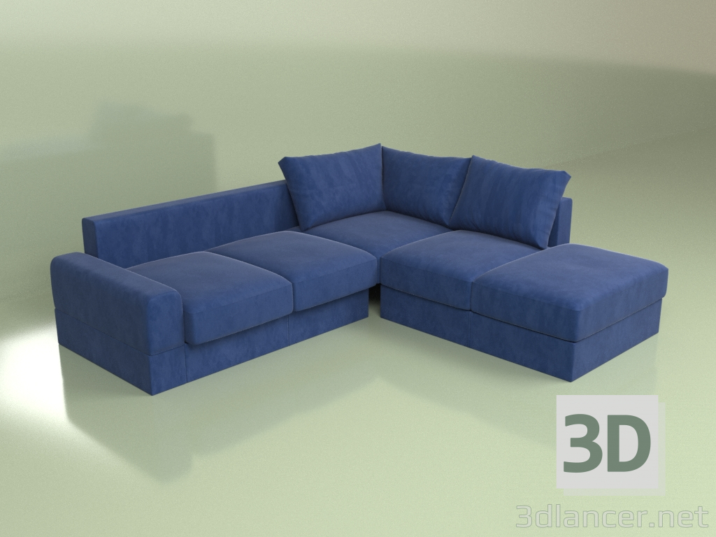 3d model Sofá rinconera Caro - vista previa