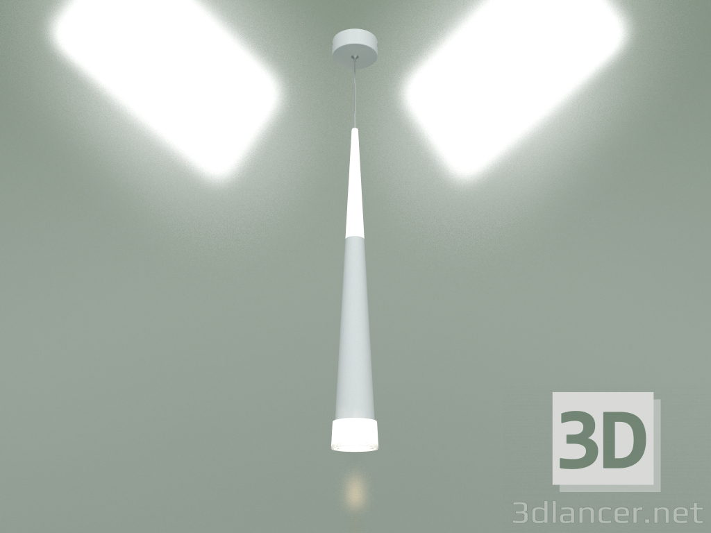 Modelo 3d Lâmpada LED pendente DLR038 (branco mate) - preview