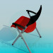 3d model Folding chair - preview