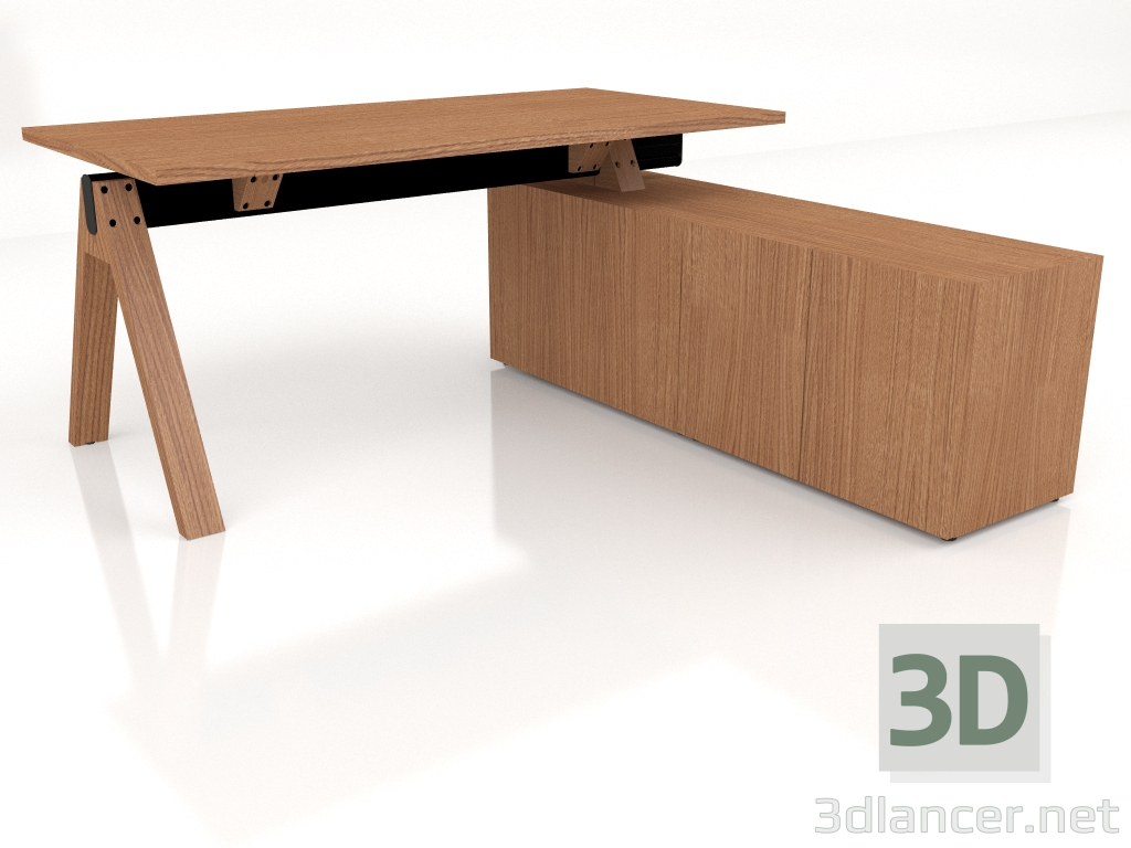 Modelo 3d Mesa de trabalho Viga V164P (1600x1700) - preview