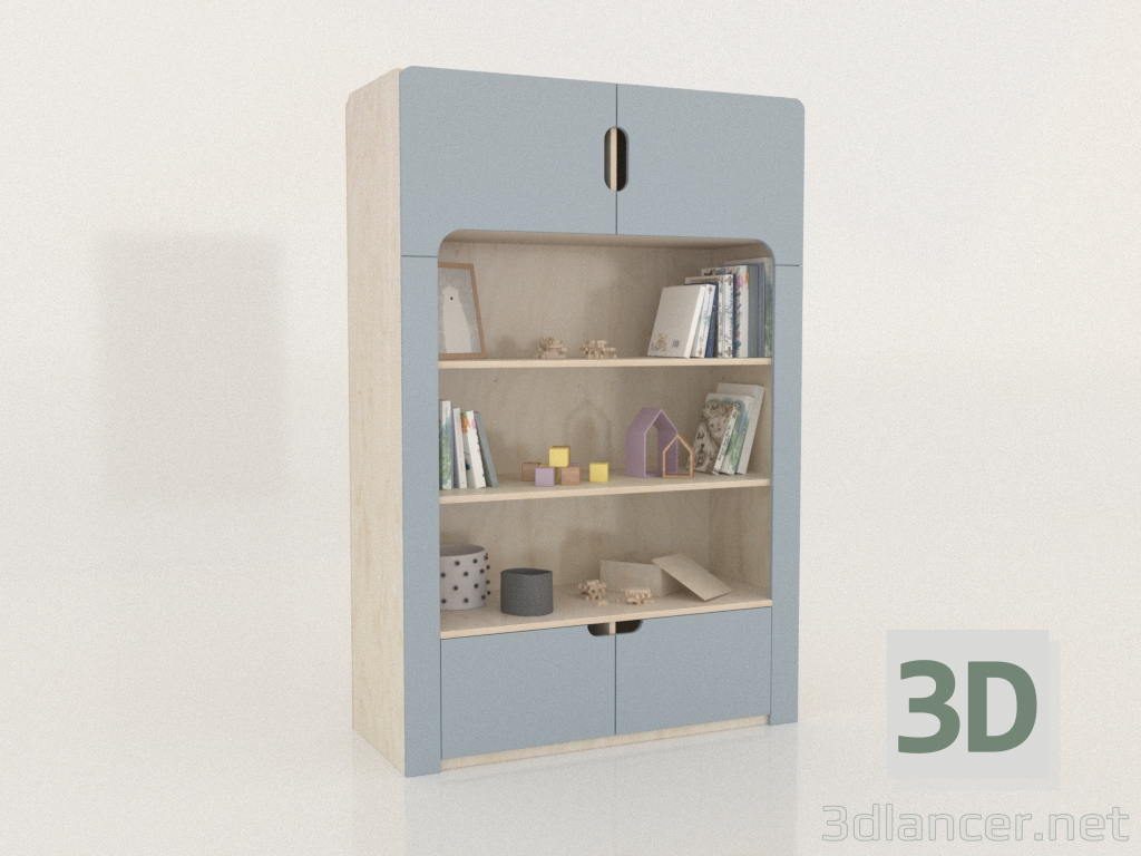 3D modeli Kitaplık MODU J (KQDJAA) - önizleme