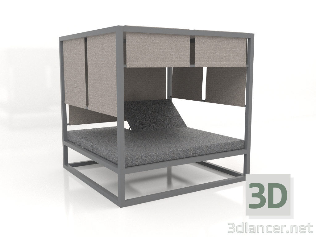 Modelo 3d Sofá elevado (Antracite) - preview