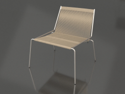 Noel lounge chair (Steel base, Nature Flag Halyard)