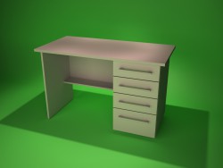 Desk with drawers