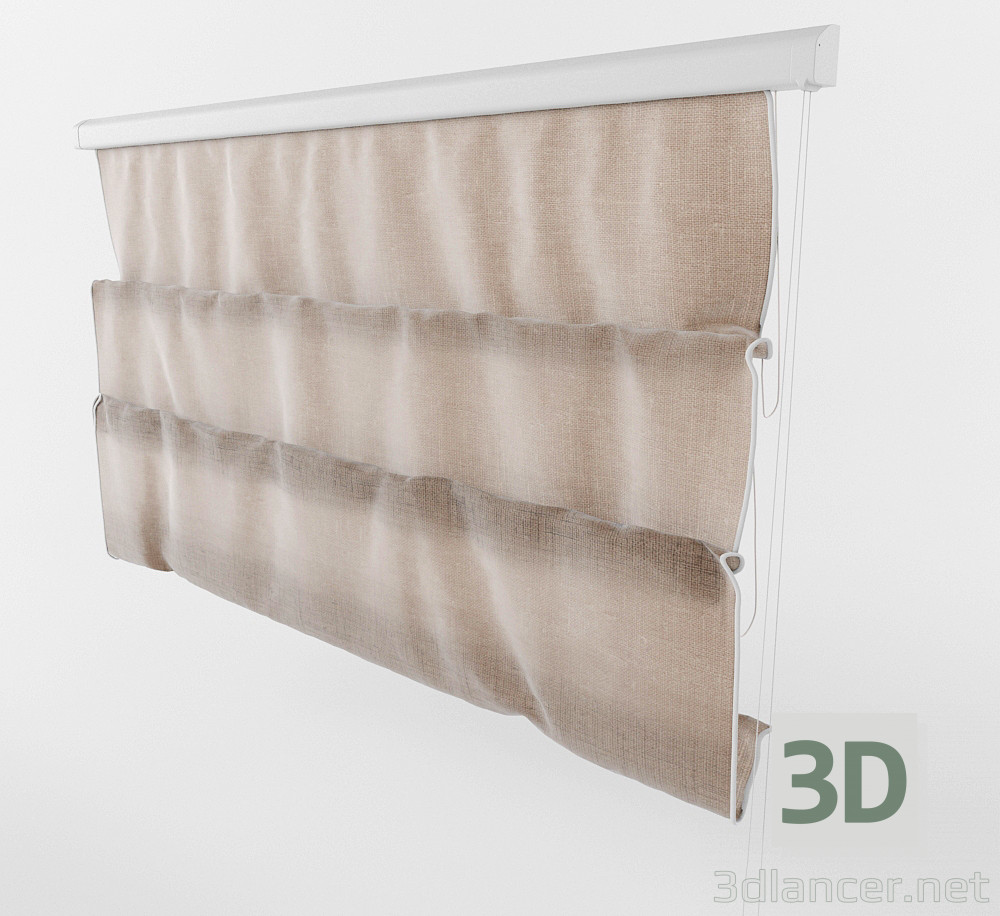 Modelo 3d Roman Shade - preview