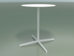 Table ronde 5552 (H 72,5 - Ø 59 cm, Blanc, V12)