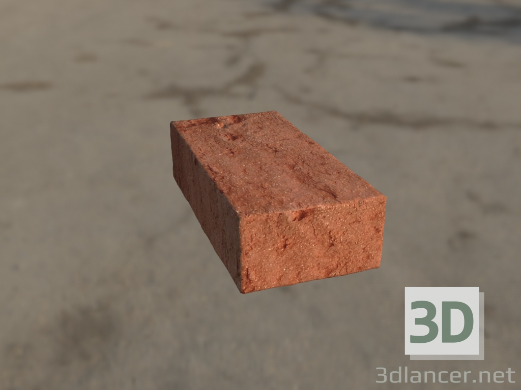 modello 3D di mattone mattone comprare - rendering