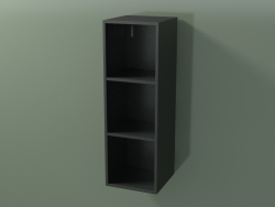 Wall tall cabinet (8DUABC01, Deep Nocturne C38, L 24, P 24, H 72 cm)