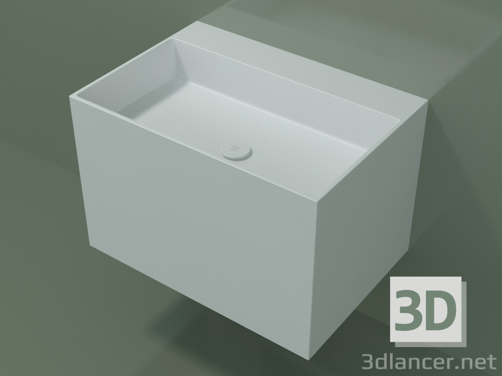 3d model Lavabo de pared (02UN43302, Glacier White C01, L 72, P 50, H 48 cm) - vista previa