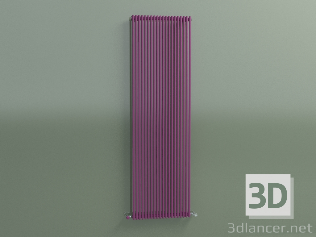 Modelo 3d Radiador vertical ARPA 18 (1820x541, transporte roxo RAL 4006) - preview