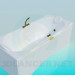 Modelo 3d Jacuzzi com misturador de cobre - preview