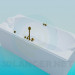 Modelo 3d Jacuzzi com misturador de cobre - preview