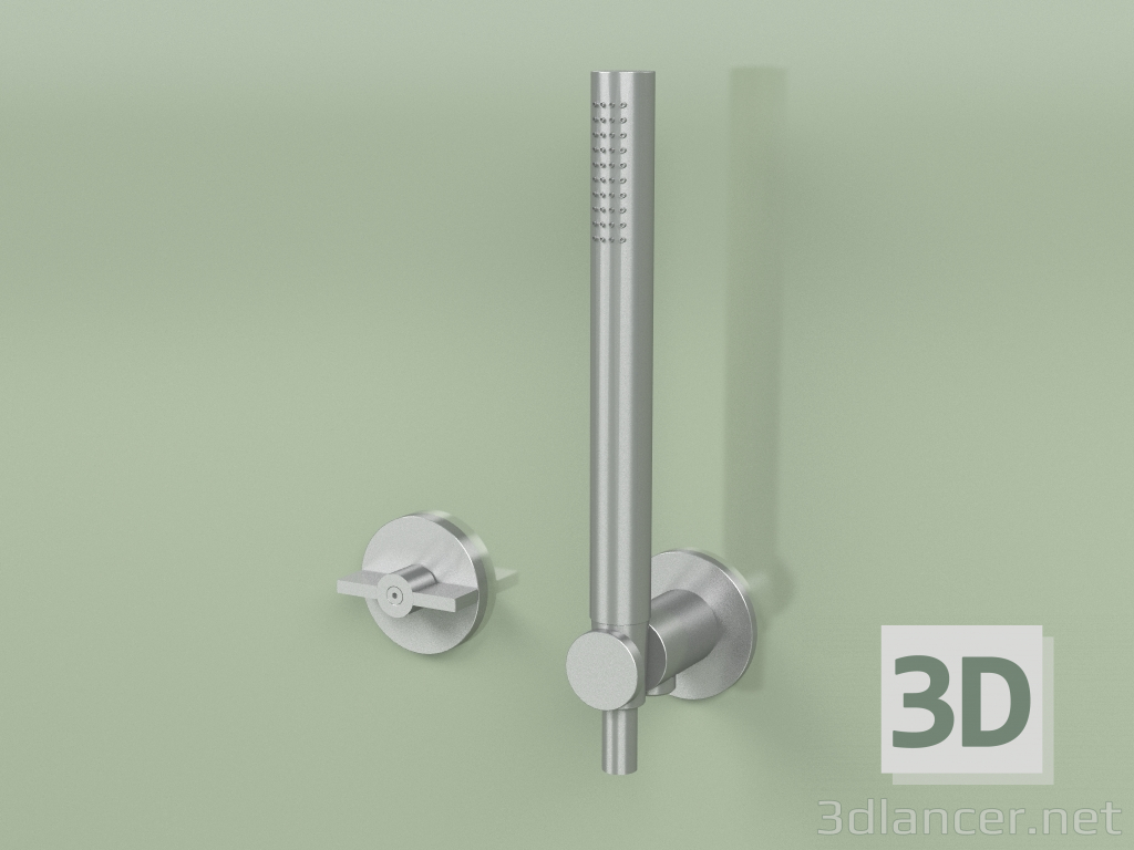 Modelo 3d Misturador hidro progressivo para banheira e chuveiro com chuveiro de mão (19 58, AS) - preview