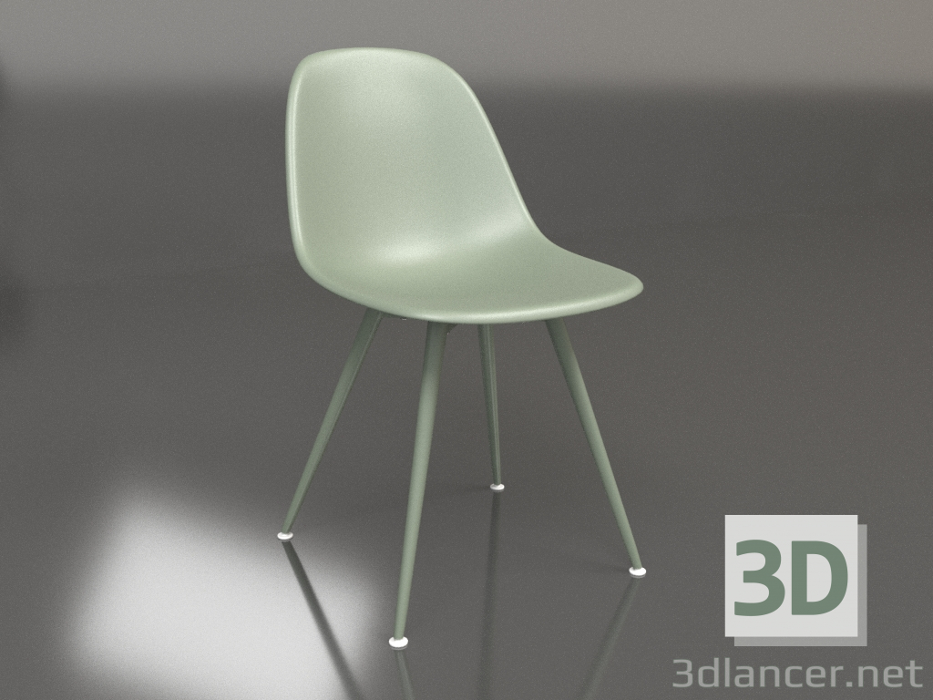 modello 3D Sedia Anat (grigio) - anteprima