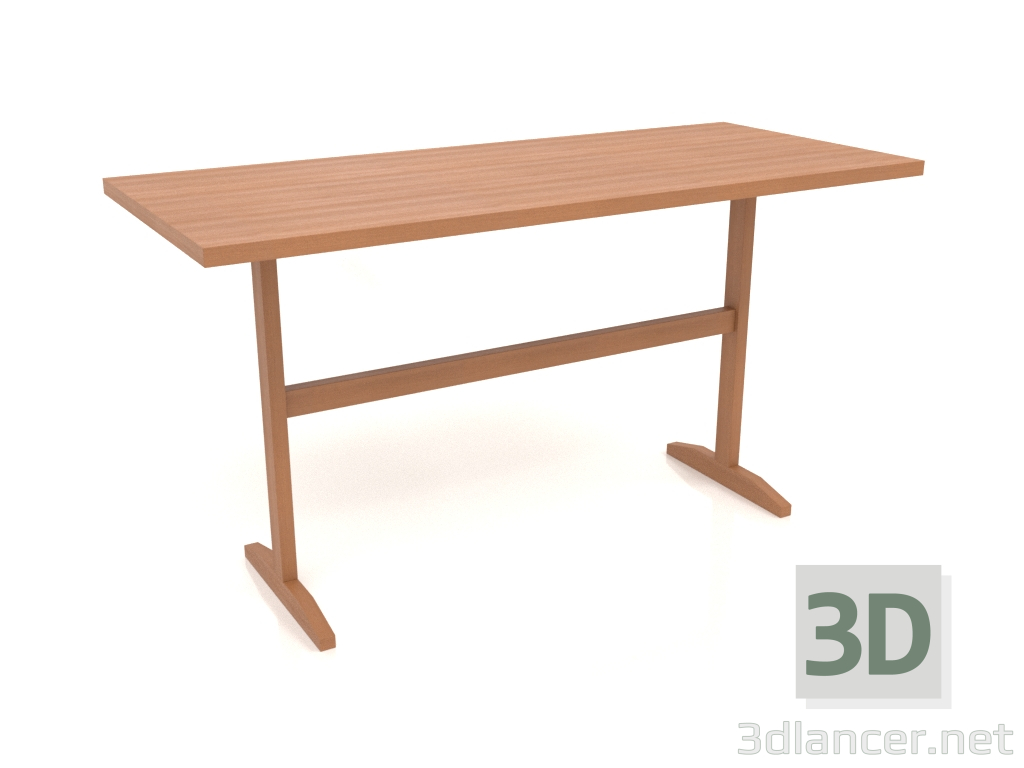 modello 3D Tavolo da lavoro RT 12 (1400x600x750, rosso legno) - anteprima