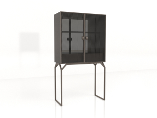 Modelo 3D "Mueble bar de cristal (D630)"