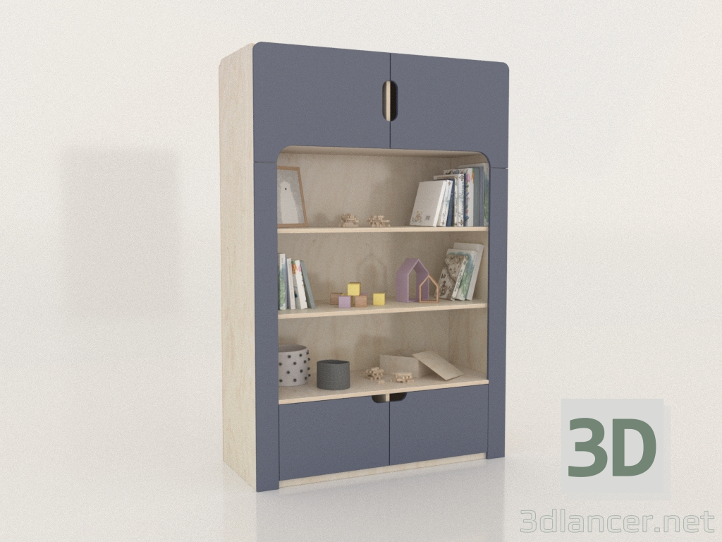 3d model Librería MODE J (KIDJAA) - vista previa