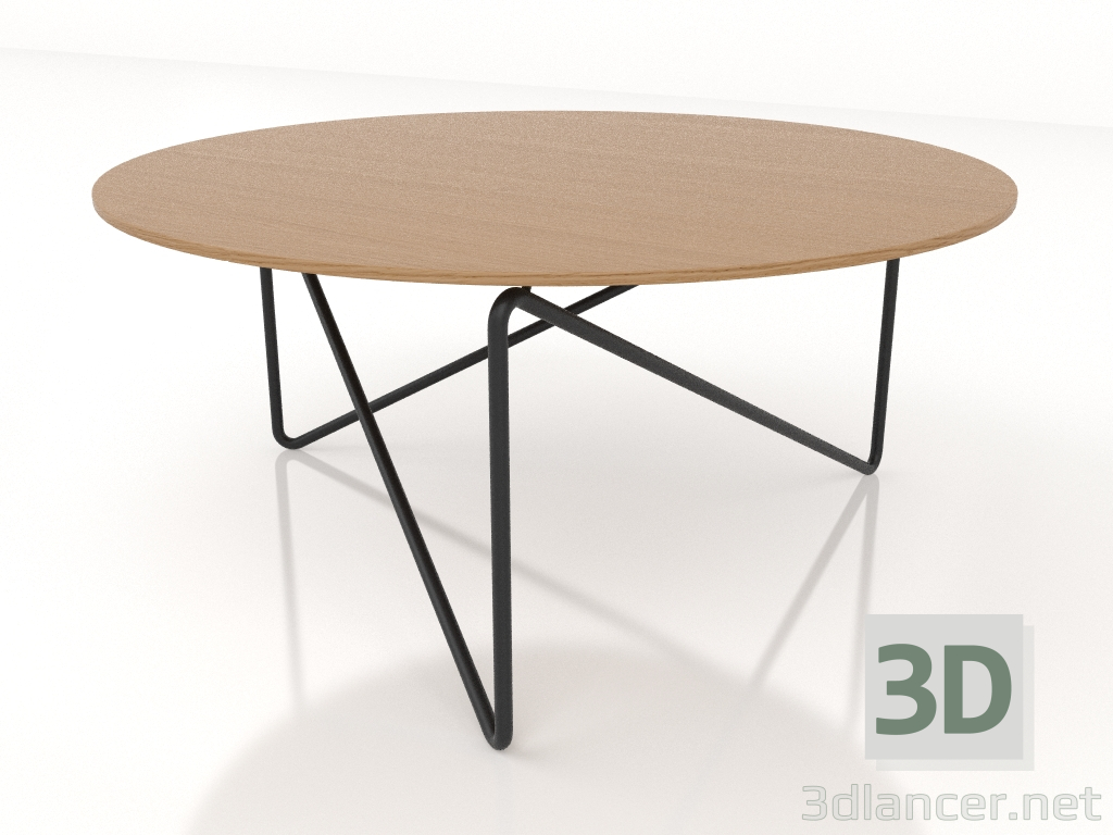 3D modeli Alçak masa 72 (ahşap) - önizleme