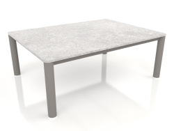 Table basse 70×94 (Gris quartz, DEKTON Kreta)