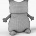 Modelo 3d Gato de pelucia - preview