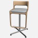 3d model Bar Chair Bar Stool Swivel 8814 8818 - preview