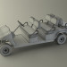 3d Motorized Golf buggy model buy - render