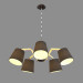 modello 3D Lampadario A5700LM-5BK - anteprima