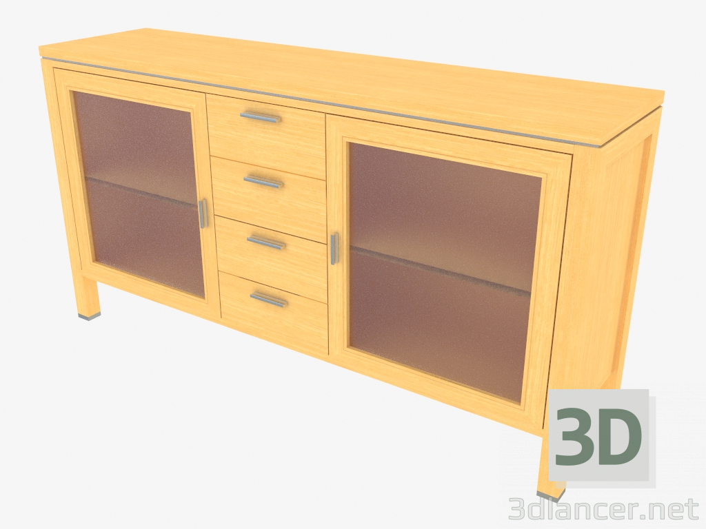 3d model Buffet bajo (7237-43) - vista previa